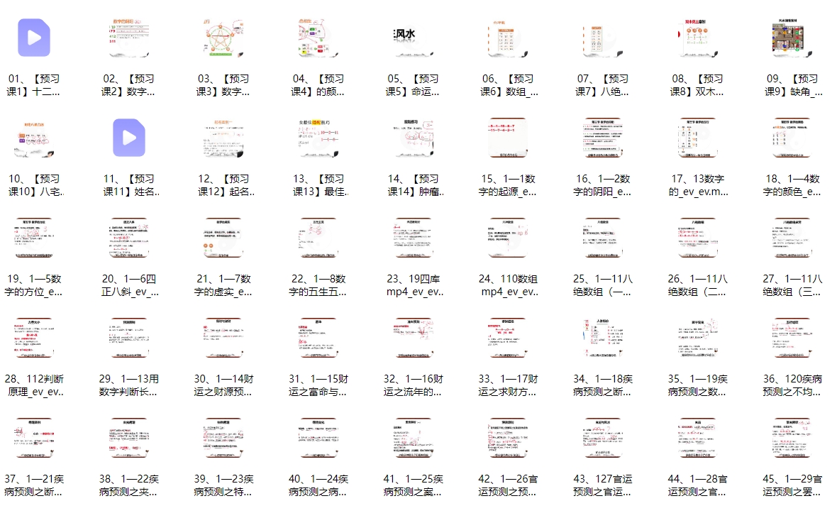 260153国学易经实战营 45集视频课插图