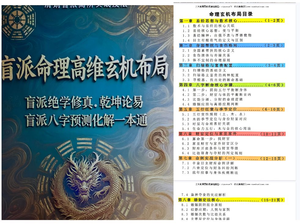 260648 杨清娟《盲派命理高维玄机布局》清娟盲派高阶实战技法197页Y插图