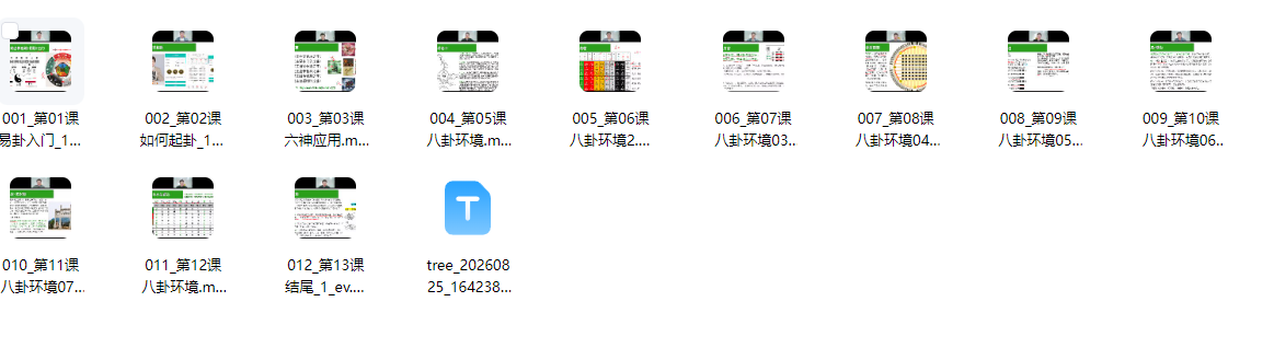2608207朱彦泽易经64卦环境学12集视频Y插图