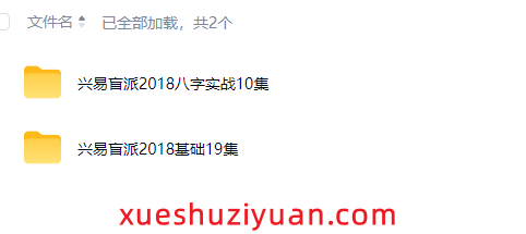 2608211 2018年 兴易盲派八字基础+实战29集插图