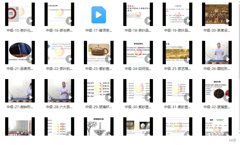 茶艺师 原5000的茶师艺培训视频课34讲插图