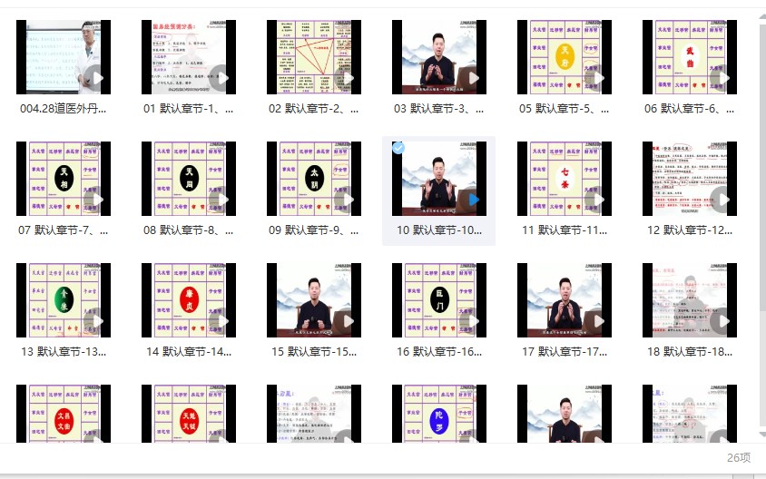紫微斗数中级课：知命改运篇26集视频课程 梁瑞峰插图