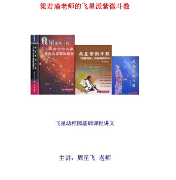 梁若瑜飞星派紫微斗数课程电子书pdf插图
