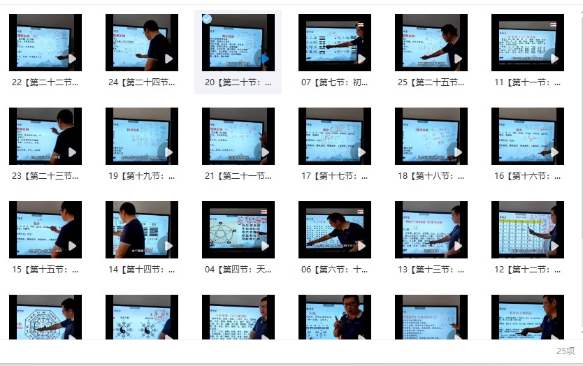 邢小星 八卦预测与风水（基础篇）25集视频插图