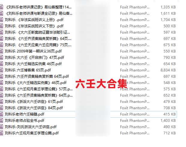 刘科乐老师大六壬相关书籍资料讲义文档21份插图