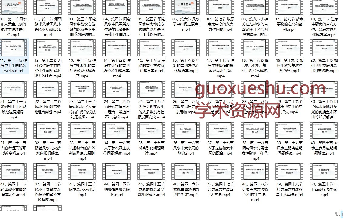 彭洛谦《阴阳宅风水绝密断法系列课程》52视频插图