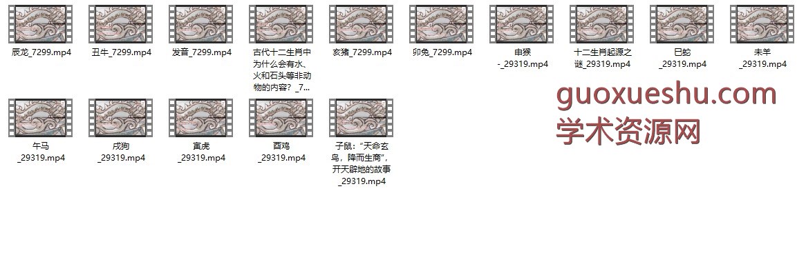 张同全《易解十二生肖之谜》 视频15集插图