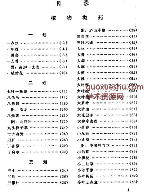 草药手册 江西药科学校革命委员会编（1970年）插图