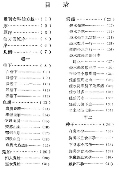 女科仙方-清傅山撰插图1