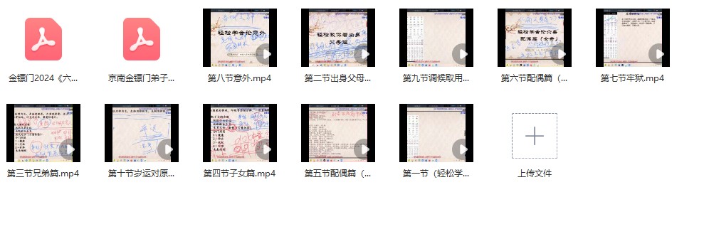 金镖门2024《六亲论断、父母、兄弟、子女、调候取用》视频10集+资料插图