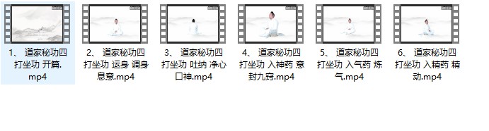 许微含《道家秘功四：打坐功》视频6集插图