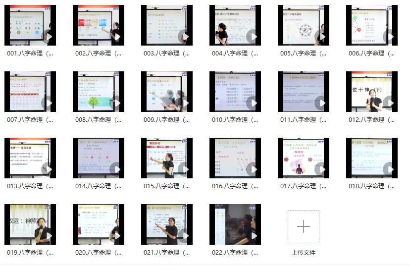 黎荔《八字命理》传承班22节视频课插图