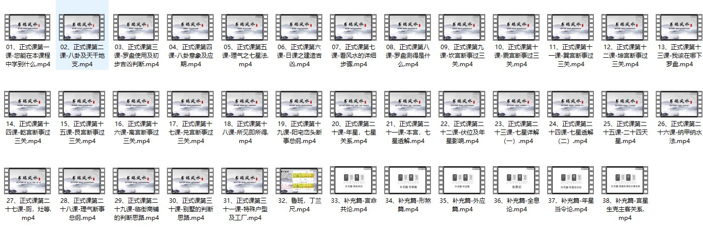 张书瑞《阳宅正式课》38集插图