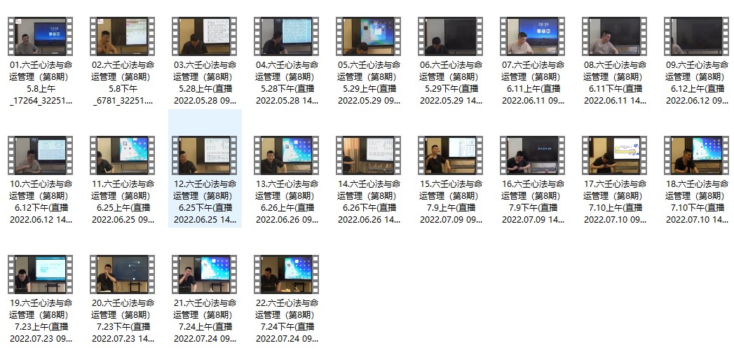 范英志 六壬心法与命运管理（第8期）22集视频插图