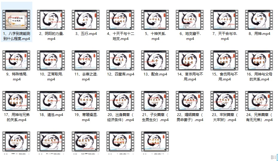 焰山子八字最新录播课完整版29视频插图