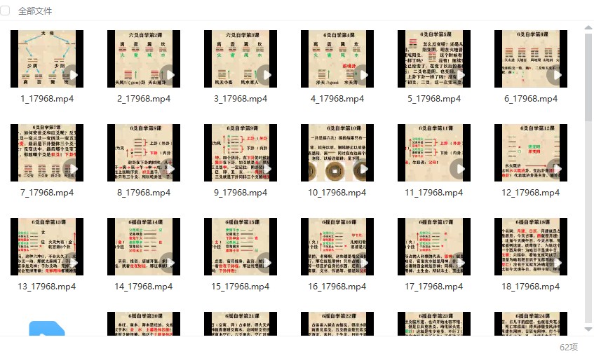 黄离六爻自学视频 62集插图