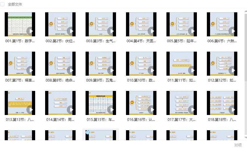 悟己学堂天地真数系统课（测号+改号）（自学课）30节插图