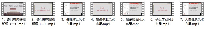 林涵予《奇门遁甲风水实战课》7集插图