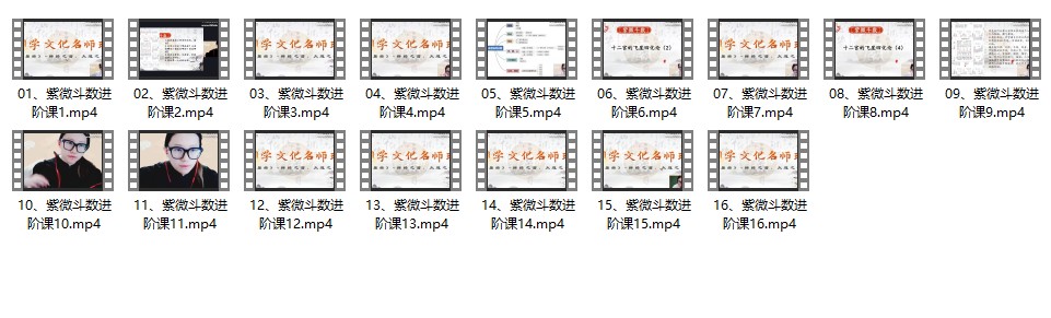 佟星《紫微斗数进阶课》16集视频约34小时插图