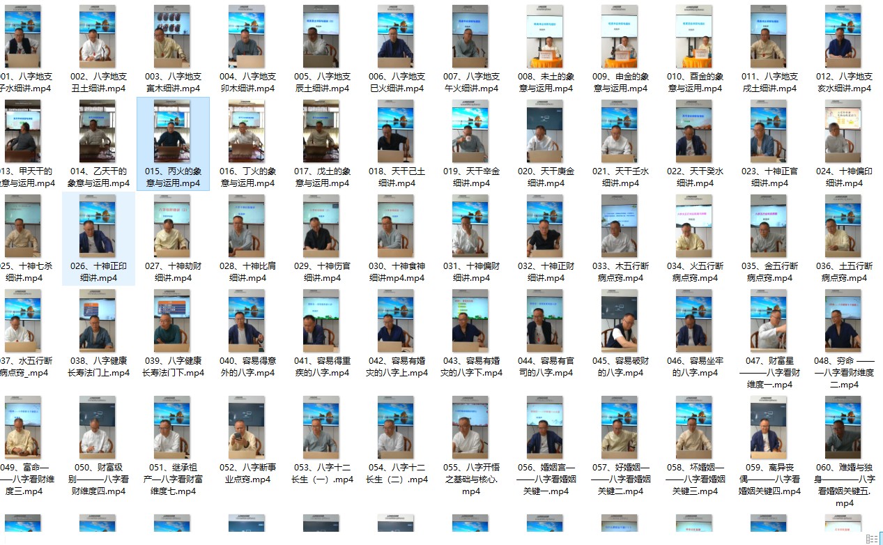 何易声四柱八字课程回放148集插图