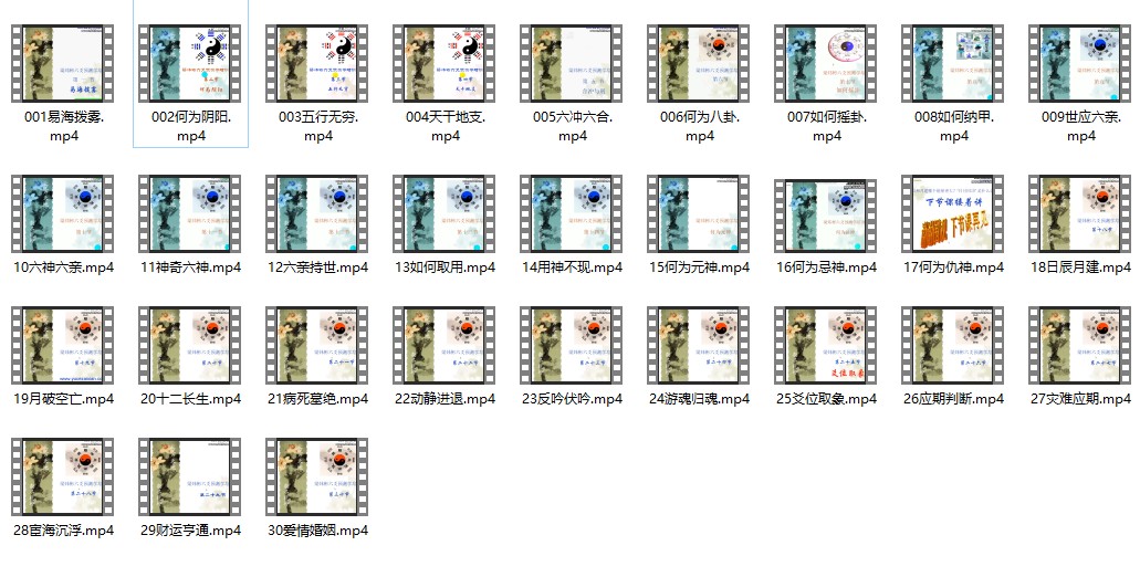 梁炜彬六爻八卦特训班视频教程30视频插图