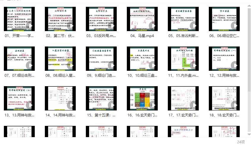 范三明 玄天奇门风水高阶大师班24集Y插图