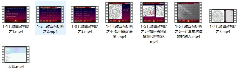 来自冥王的喵七政四余网络初级课8视频+排盘软件插图1
