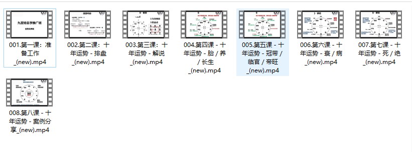 廉破府廉颇府九宫姓名学 -流年运势实操篇8集Y插图1