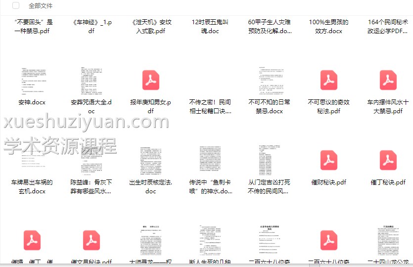 164个民间秘术改运必学PDF文档166个Y插图