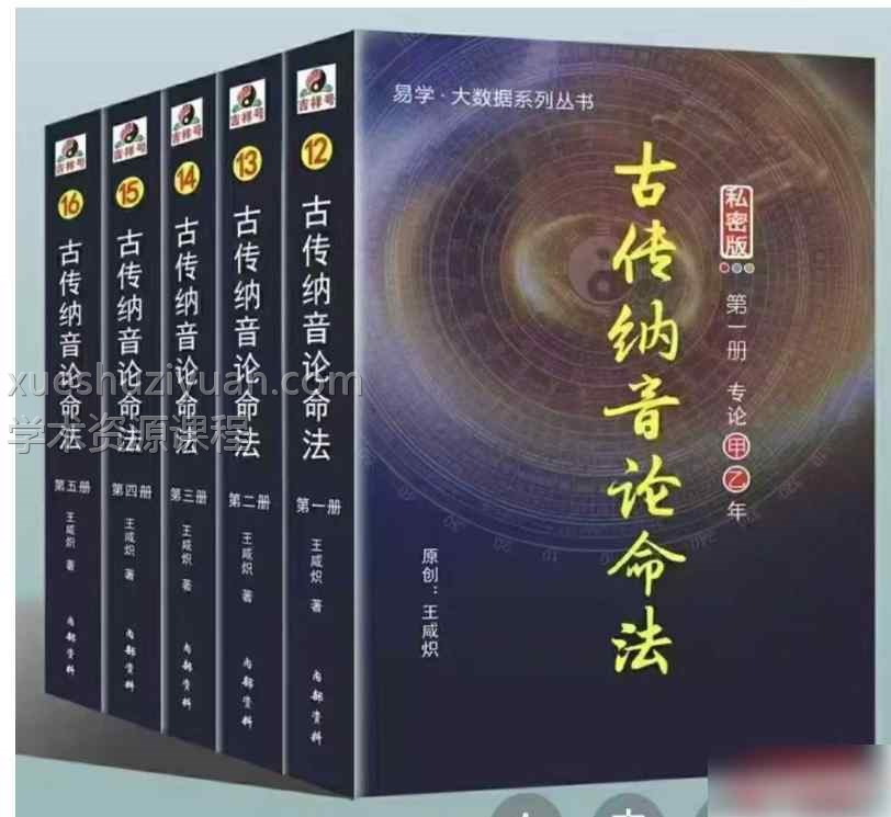 王咸炽古传纳音论命日柱十天干详推PDF文档5册插图