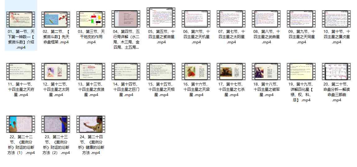 刘兵《紫微斗数精华课》23集插图